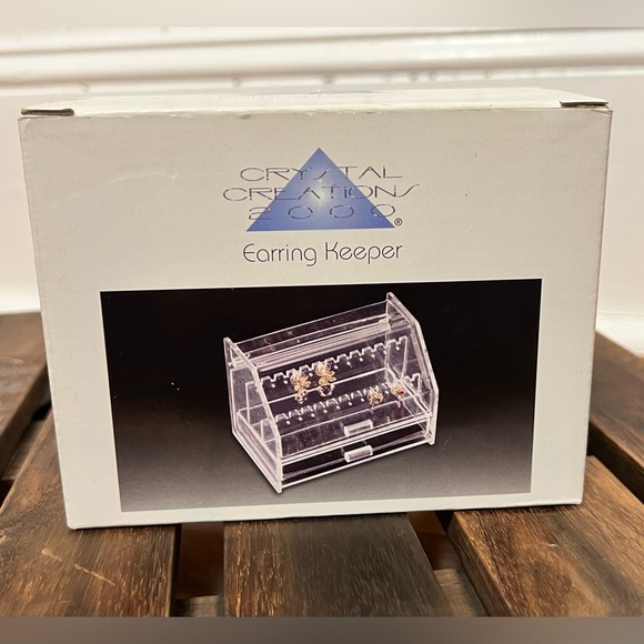Jewelry - New in box Crystal Creations 2000 earring keeper